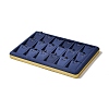 18-Slot PU Leather Pendant Necklace Display Tray Stands VBOX-C003-05B-1