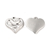 Non-Tarnish 304 Stainless Steel Pendants STAS-L268-032P-1