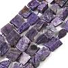 Natural Charoite Beads Strands G-D101-B17-2