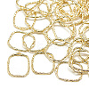 Brass Open Back Bezel Pendants KK-N200-042-2