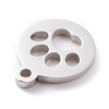 Non-Tarnish 304 Stainless Steel Charms LS-STAS-Y002-06P-3