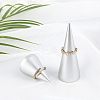 Aluminum Finger Ring Display Holder RDIS-WH0004-01-4
