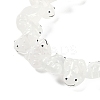 Transparent Glass Enamel Beads Strands GLAA-B021-05A-3