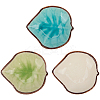 3Pcs 3 Colors Ceramic Dipping Bowls AJEW-CP0009-67-1
