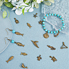 60Pcs Tibetan Style Alloy Pendants FIND-SP0004-07AB-3