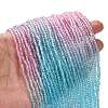 Transparent Painted Glass Beads Strands DGLA-A034-T1mm-A22-2