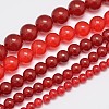 Natural & Dyed Malaysia Jade Bead Strands G-A146-8mm-A02-2
