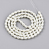Baking Paint Pearlized Glass Pearl Bead Strands HY-T002-01A-02-1