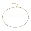 304 Stainless Steel Enamel Twisted Chain Necklaces NJEW-JN03154-1
