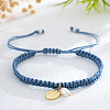 Brass & Imitation Pearl Charm Bracelets PJ9657-4-1