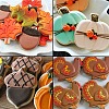 Non-Tarnish Thanksgiving 430 Stainless Steel Cookie Mold DIY-E068-01P-02-4