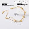 304 Stainless Steel 2-Strand Bracelets for Women FO9135-4-1