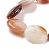 Natural Striped Agate/Banded Agate Beads Strands G-Z061-C09-04-4