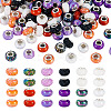 120Pcs 12 Colors Opaque Resin European Beads RESI-TA0004-80-2