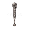 Alloy Cord End PALLOY-WH0022-03AS-1