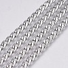 304 Stainless Steel Curb Chains CHS-G005-B-02P-1