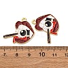 Halloween Alloy Enamel Pendants STAS-I354-01G-L-3
