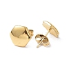 Ion Plating(IP) 304 Stainless Steel Hexagon Stud Earrings for Women EJEW-I285-04B-G-2