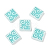 Dyed & Heated Baking Paint Glass Beads LAMP-D004-03D-1