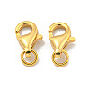 925 Sterling Silver Lobster Claw Clasps X-STER-C005-09G-1