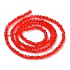 Transparent Glass Beads Strands LS-GLAA-H021-04-25-4