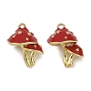 Brass Enamel Pendants KK-I358-074G-02-1