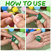 150Pcs Polyester Pom Pom Ball DIY-SC0031-32-3