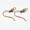 Brass Earring Hooks KK-S075-AB-NF-2