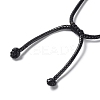 Natural Tiger Eye Round Pendant Necklace NJEW-H009-02-08-4