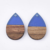 Resin & Walnut Wood Pendants RESI-T035-08B-2