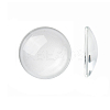Transparent Glass Cabochons GGLA-R026-30mm-2