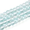 Baking Paint Transparent Glass Beads X1-DGLA-N011-6mm-05-1