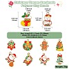 40Pcs 10 Styles Christmas Alloy Enamel Pendants FIND-CJ0003-32-2