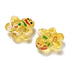 Christmas Transparent Glass Beads Strands LAMP-M021-02D-3