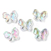 UV Plating Transparent Acrylic Beads OACR-K005-02-3