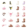 10Pcs 10 Styles West Cowboy Theme Alloy Enamel Pendants ENAM-YW0004-51-2