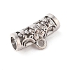 Tibetan Style Alloy Tube Beads FIND-C060-032B-AS-2