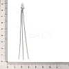 Brass Micro Pave Clear Cubic Zirconia Big Pendants KK-G510-17P-3