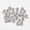 Fancy Cut 925 Sterling Silver Round Beads STER-F012-08B-2