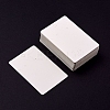 Rectangle Paper One Pair Earring Display Cards with Hanging Hole CDIS-YW0001-04-3
