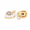 Brass Enamel Pendants KK-T013-15G-NF-2