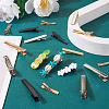 120Pcs 12 Style Iron Alligator Hair Clips Findings PHAR-TA0001-08-7