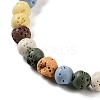 Synthetic Lava Rock Dyed Beads Strands G-H311-08A-07-4