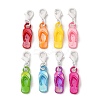 Flip Flops Acrylic Pendant Decorations HJEW-JM03463-1
