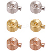 6Pcs 3 Colors 925 Sterling Silver Crimp Beads FIND-BBC0004-70-1