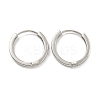 Brass Hoop Earrings EJEW-L211-006P-1