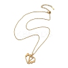 PVD Vacuum Plating 201 Stainless Steel Pendant Necklaces NJEW-R267-02V-G-2