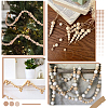300Pcs 3 Style Natural Unfinished Wood Beads WOOD-SP0001-53-5