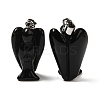 Natural Obsidian Pendants G-C095-03P-08-2