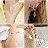60Pcs 4 Colors Tibetan Style Treble Clef Pendants TIBEP-YW0002-09-6